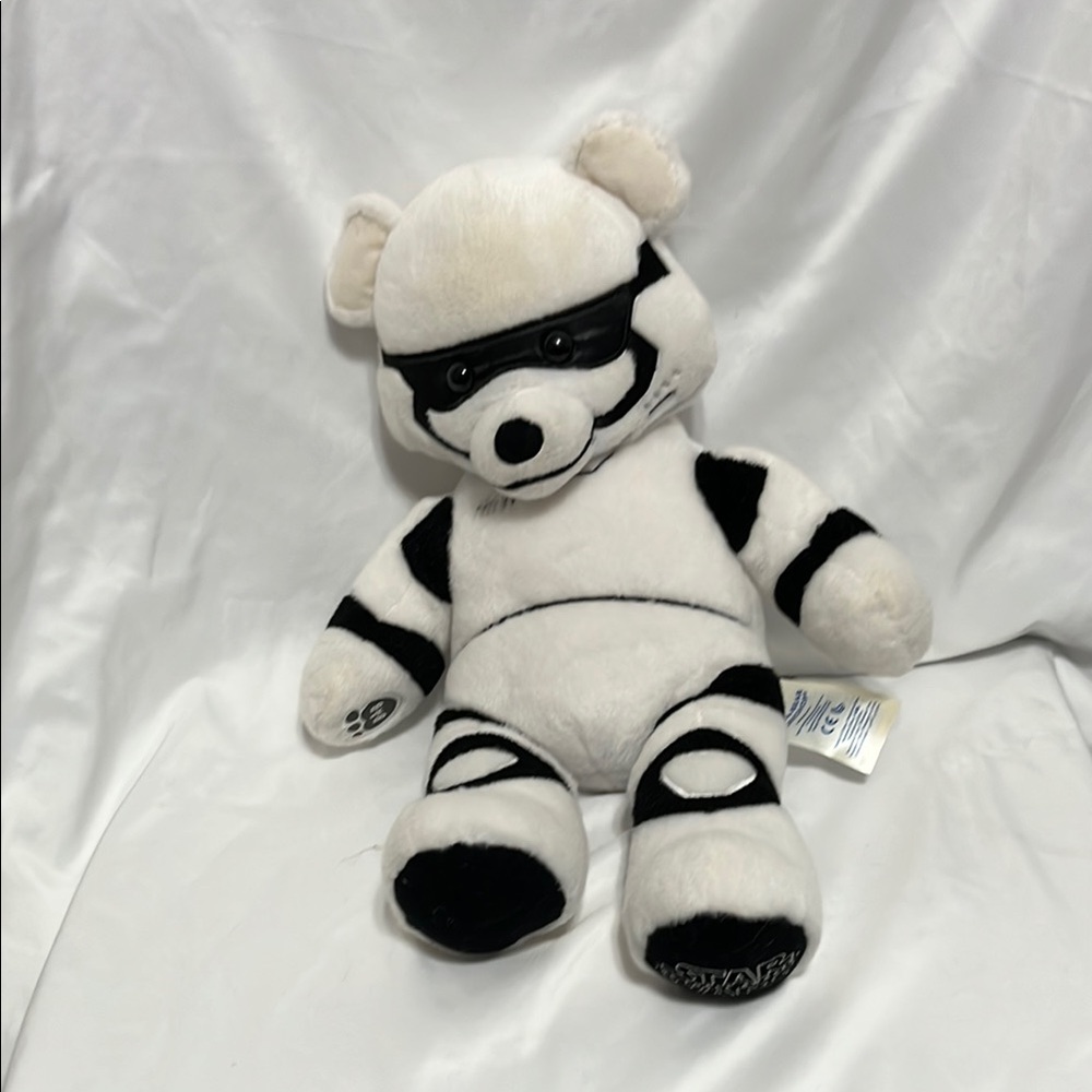 Plush Stormtrooper Bear - Black and White